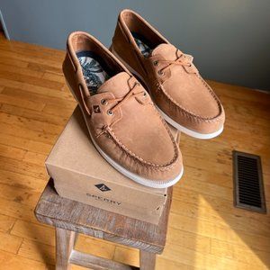Sperry Tan Boat Shoes
